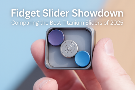 The square slider fidget with three buttons
