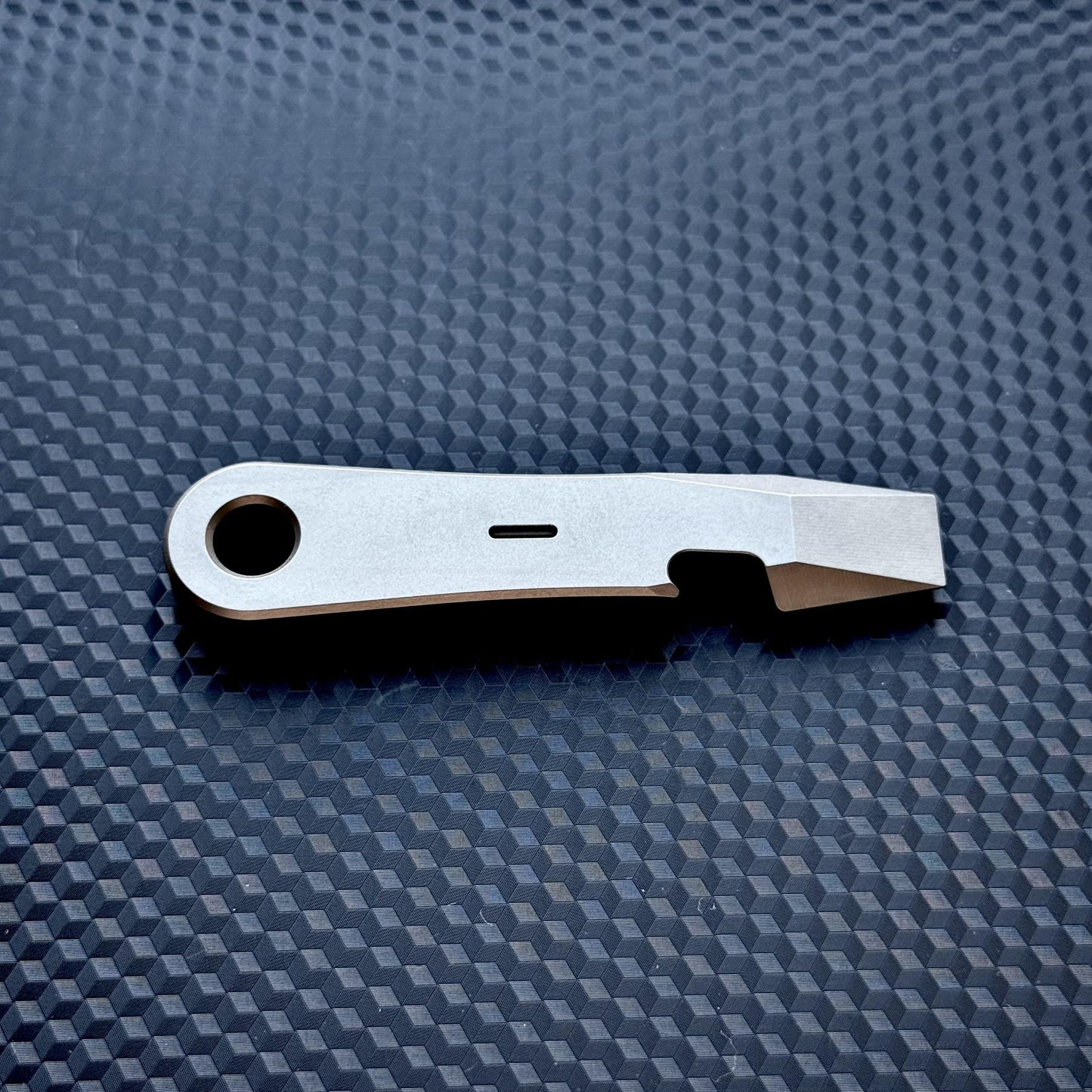Titanium PryBar, Pocket Tool, EDC Titanium, Titanium Crowbar,Multi tool Prybar, Pocket Gear, EDC Pocket, Keychain Pry bar Paracord