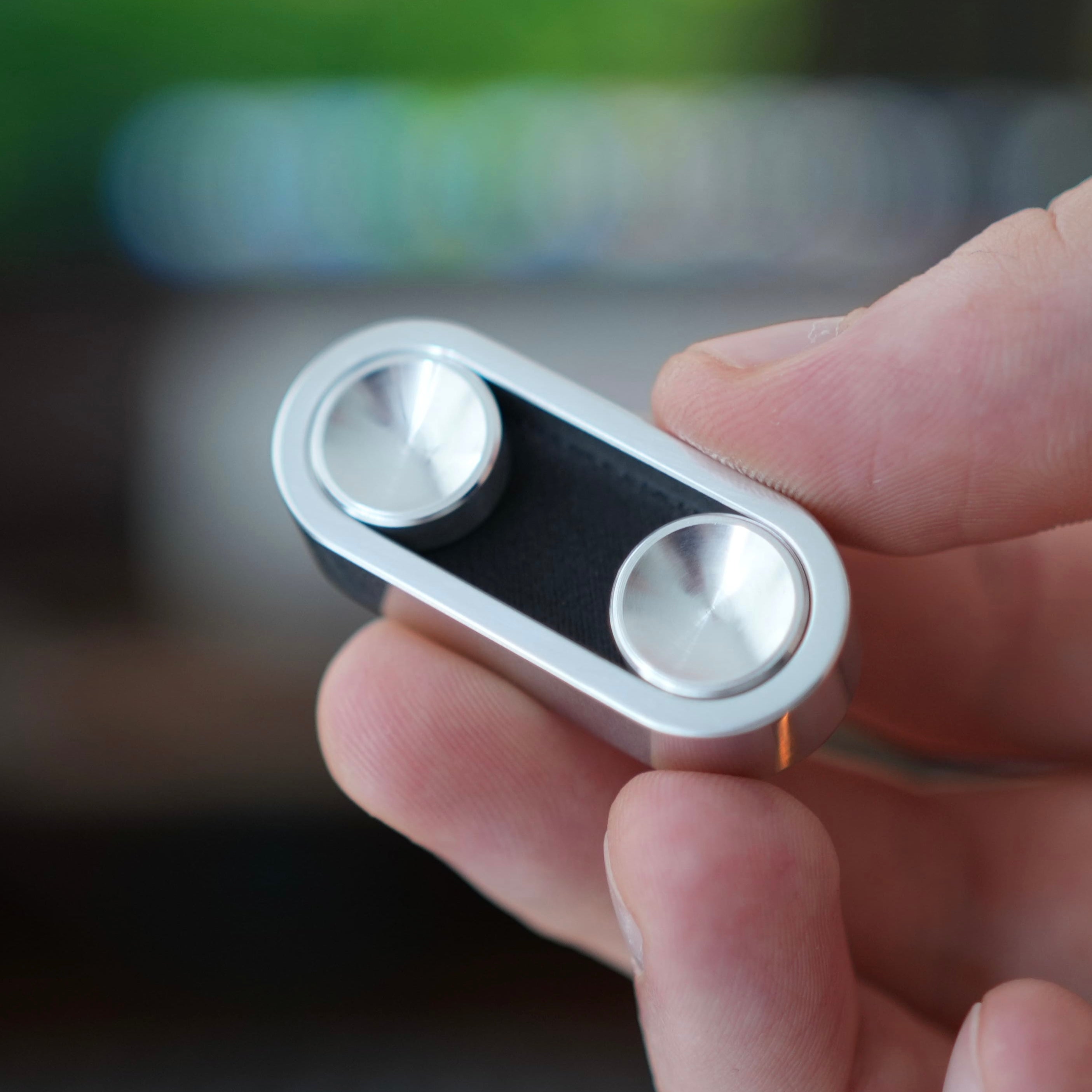 KICKUP フィジェット スライダー Slider 3.0 [Ti] Slider 3.0 Polished Aluminium Fidget Toy for Stress Relief | Kickup