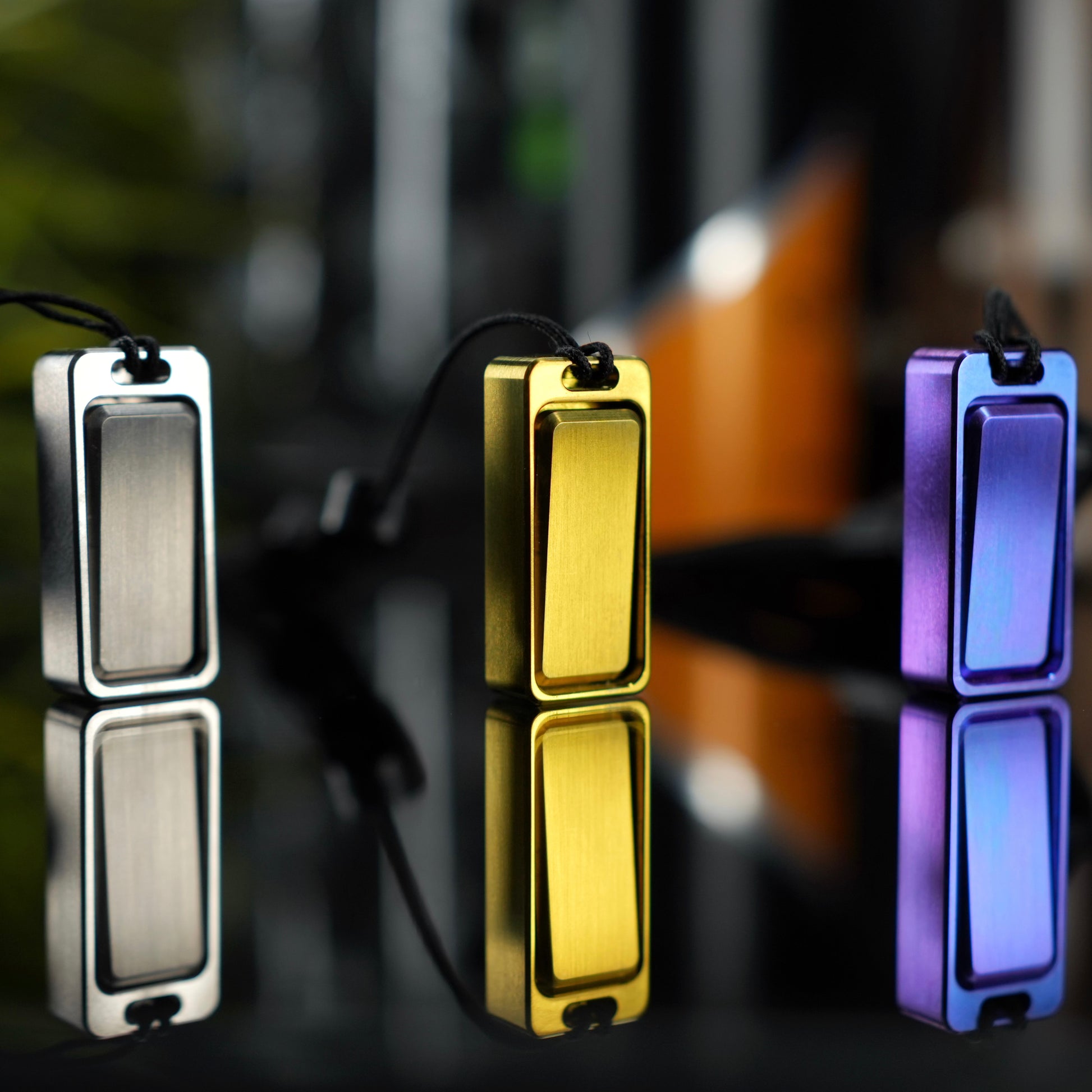 Mini Clicker Titanium Pocket-Sized Fidget Toy for Stress Relief Mini Clicker Titanium Pocket-Sized Fidget Toy for Stress Relief