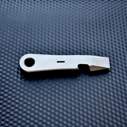 Titanium PryBar, Pocket Tool, EDC Titanium, Titanium Crowbar,Multi tool Prybar, Pocket Gear, EDC Pocket, Keychain Pry bar Paracord
