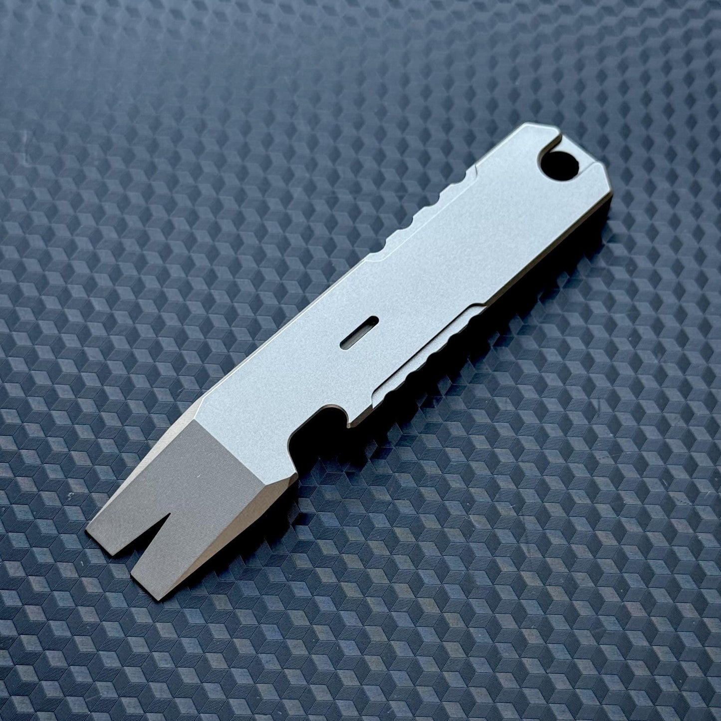 Titanium PryBar Pocket Tool, EDC Titanium, Titanium Crowbar,Multi tool Prybar, Pocket Gear, EDC Pocket