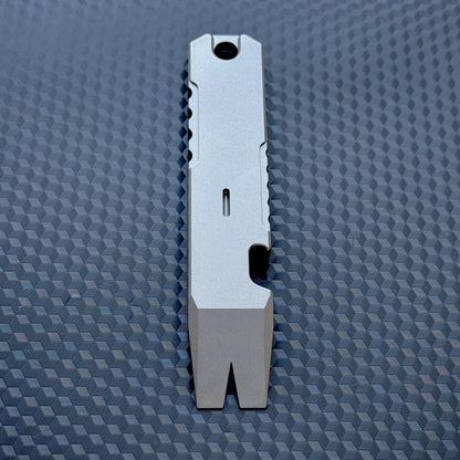 Titanium PryBar Pocket Tool, EDC Titanium, Titanium Crowbar,Multi tool Prybar, Pocket Gear, EDC Pocket