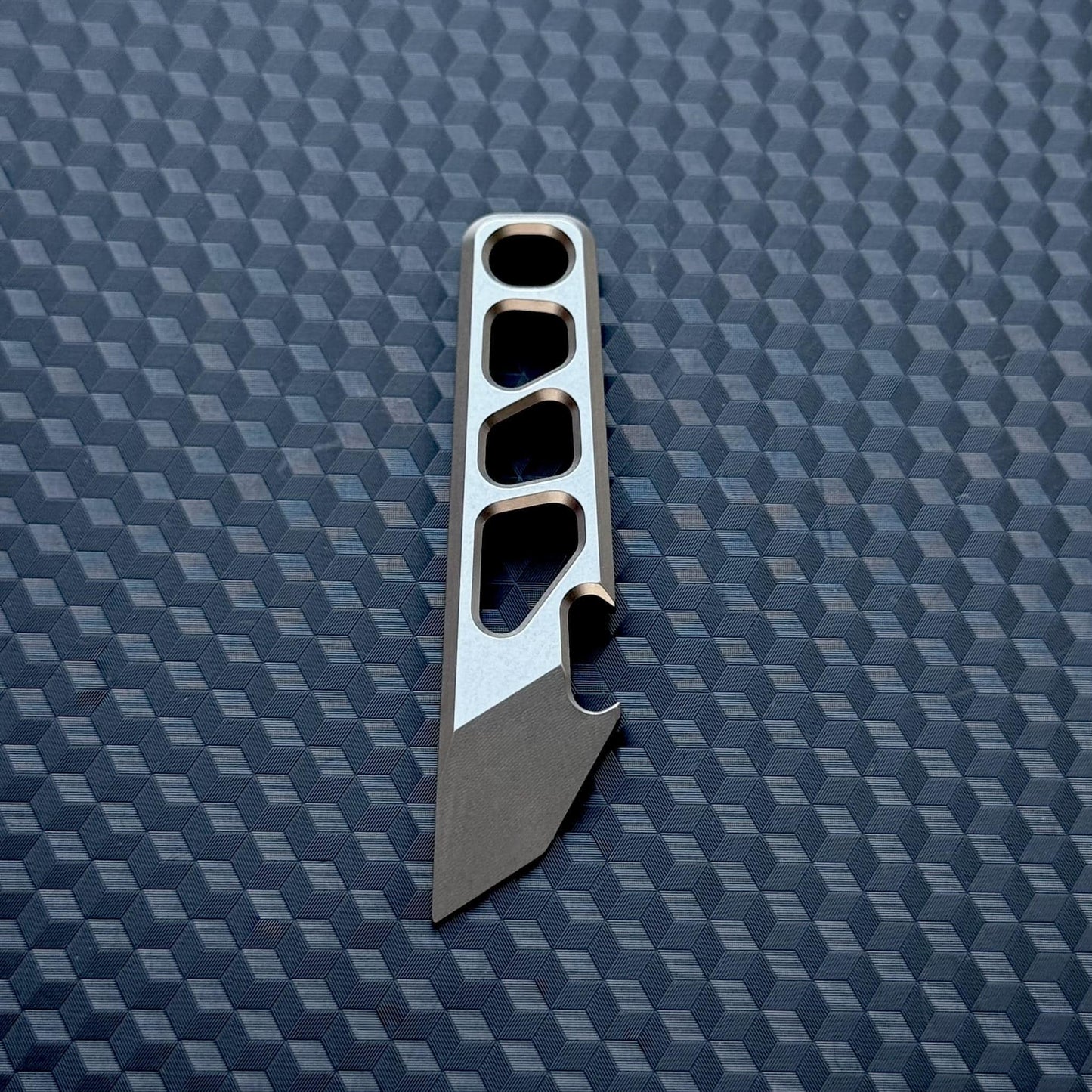 PryBar Bottle Opener Titanium Mini Pocket Tool, EDC Titanium, Box Cutter, Crowbar,Multi tool, Pocket Gear, Keychain