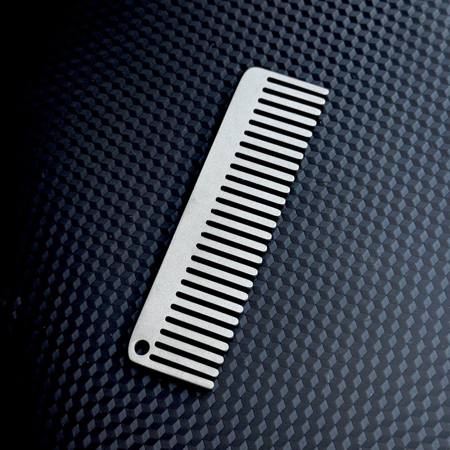 Titanium Comb Pocket Tool, EDC Titanium, Pocket Gear, Keychain, Fidget, Outdoor gift