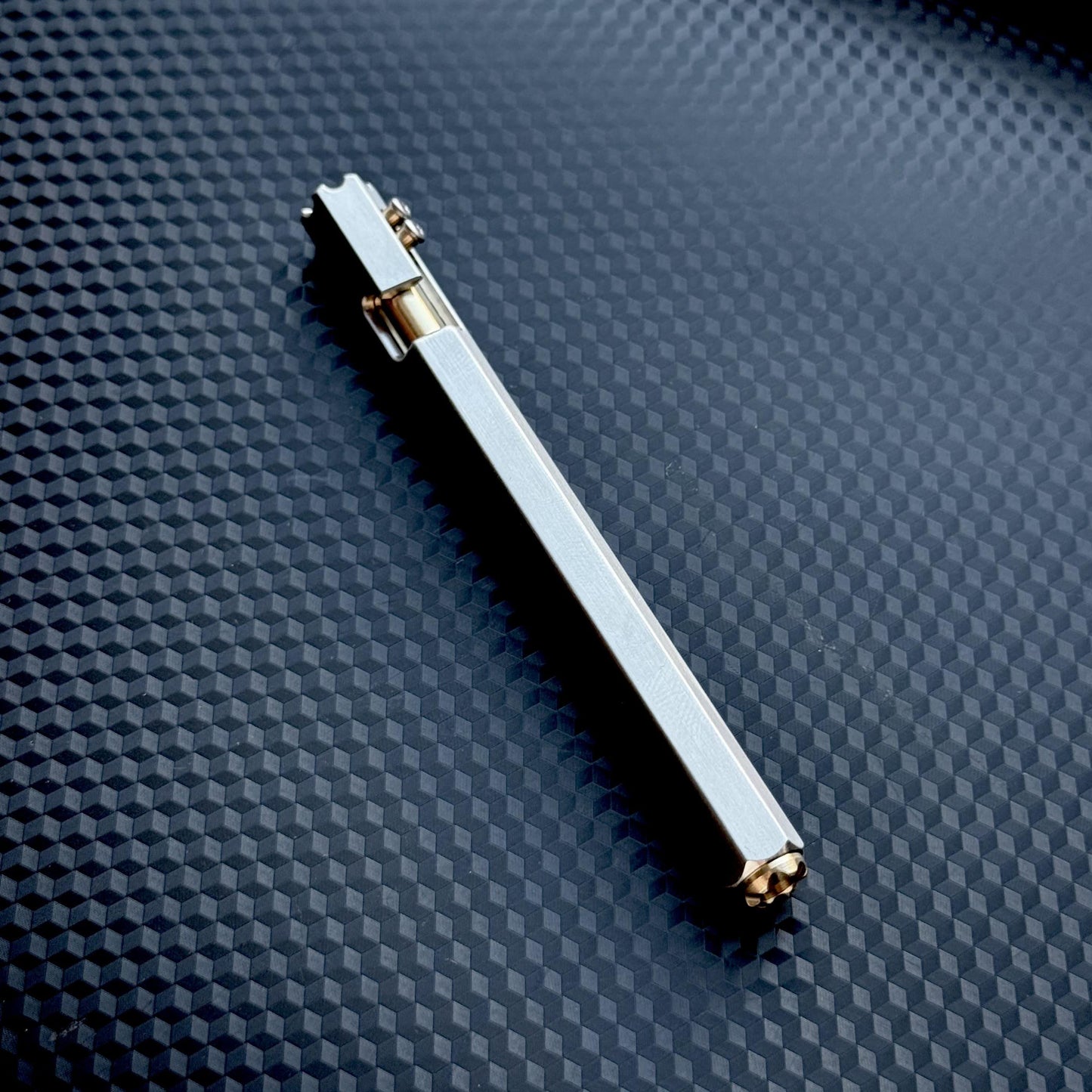 Hexagonal Metal Pen, EDC Writing Tool, Pocket Tool, EDC ,Anodized Fidget, Pocket Gear