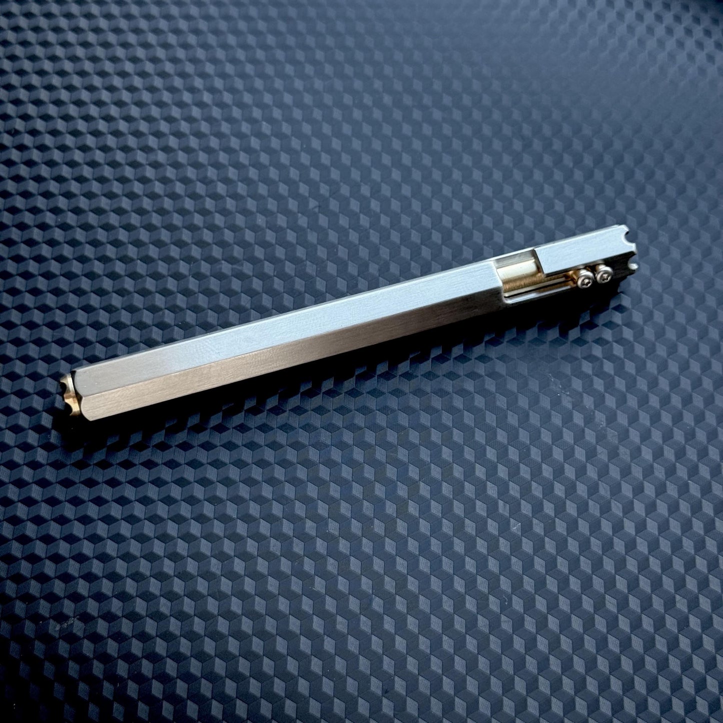 Hexagonal Metal Pen, EDC Writing Tool, Pocket Tool, EDC ,Anodized Fidget, Pocket Gear