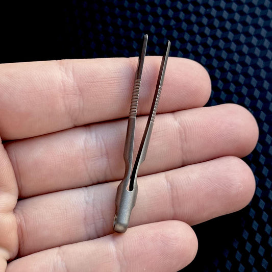 Mini Tweezer Titanium,Pocket Tool,EDC Titanium,Multi tool,Pocket Gear,Portable