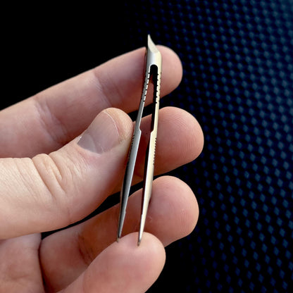 Tweezers Titanium Pocket Tool,EDC Titanium,Multi Tool,Pocket Gear,Portable EDC