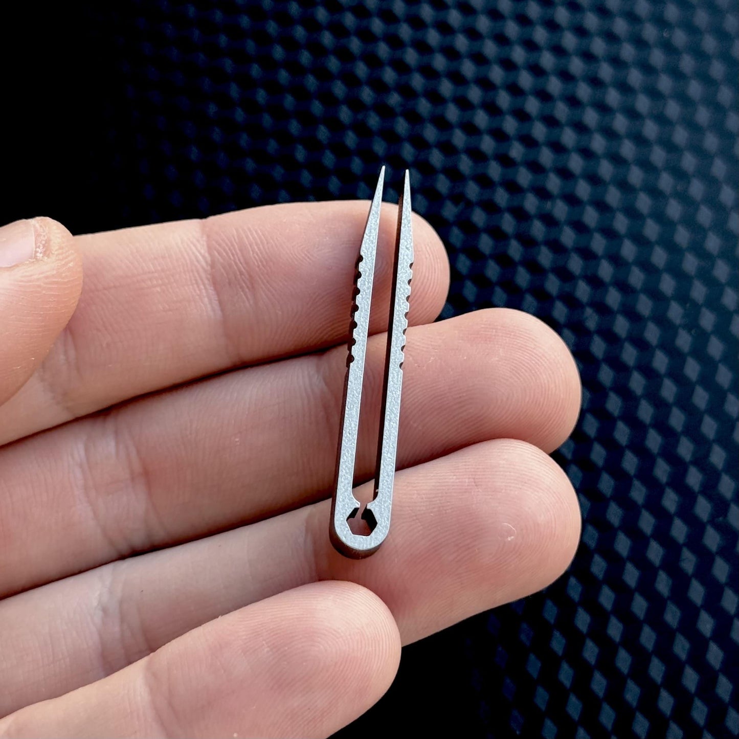 Mini Titanium Tweezers Pocket Tool,EDC Titanium,Multi Tool,Pocket Gear,Portable EDC