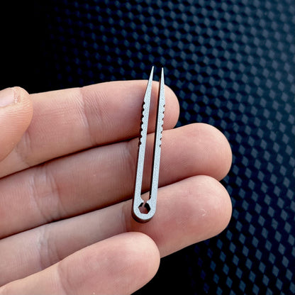 Mini Titanium Tweezers Pocket Tool,EDC Titanium,Multi Tool,Pocket Gear,Portable EDC