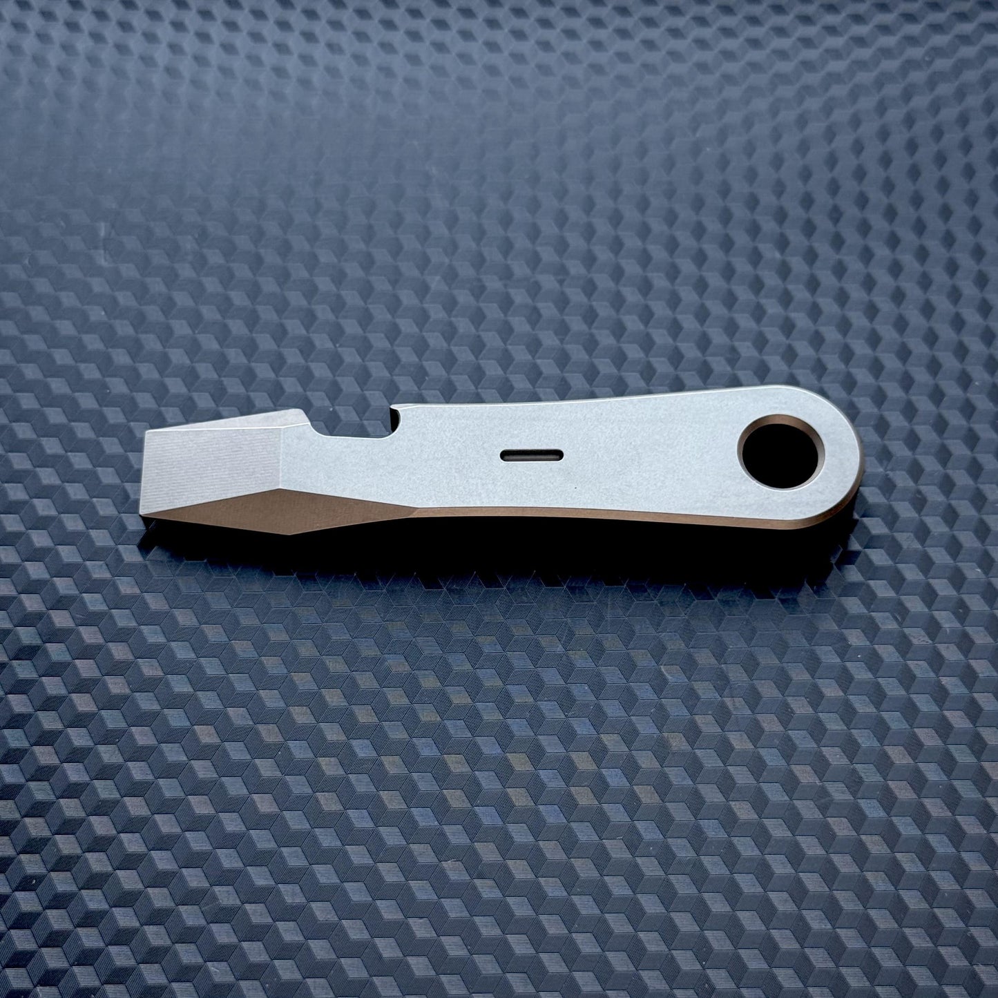 Titanium PryBar, Pocket Tool, EDC Titanium, Titanium Crowbar,Multi tool Prybar, Pocket Gear, EDC Pocket, Keychain Pry bar Paracord