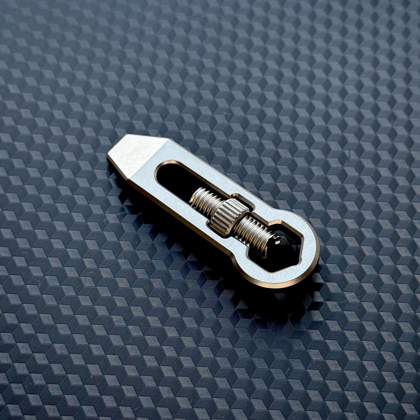 PryBar Adjustable Wrench Titanium Mini , Pocket Tool, EDC Titanium, bottle opener, Crowbar,Multi tool, Pocket Gear, keychain