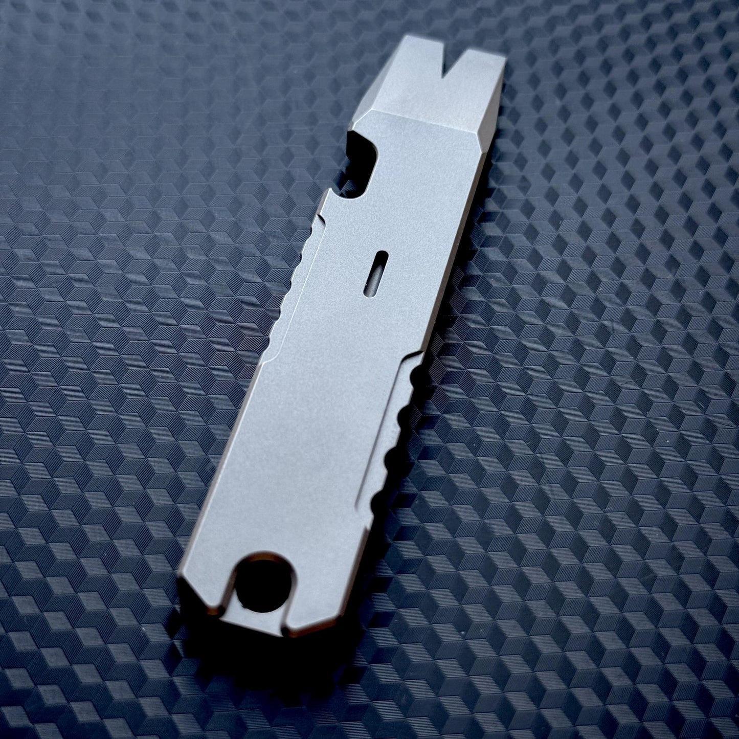 Titanium PryBar Pocket Tool, EDC Titanium, Titanium Crowbar,Multi tool Prybar, Pocket Gear, EDC Pocket