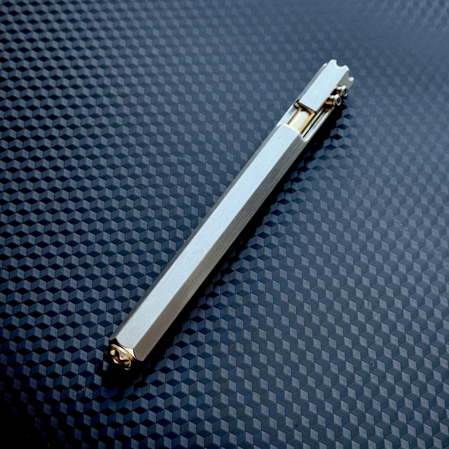 Hexagonal Metal Pen, EDC Writing Tool, Pocket Tool, EDC ,Anodized Fidget, Pocket Gear