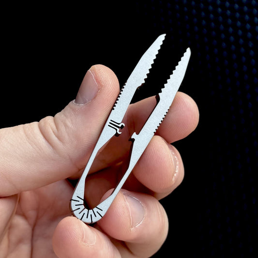 Tweezer Titanium,Pocket Tool,EDC Titanium,Multi tool,Pocket Gear,Portable