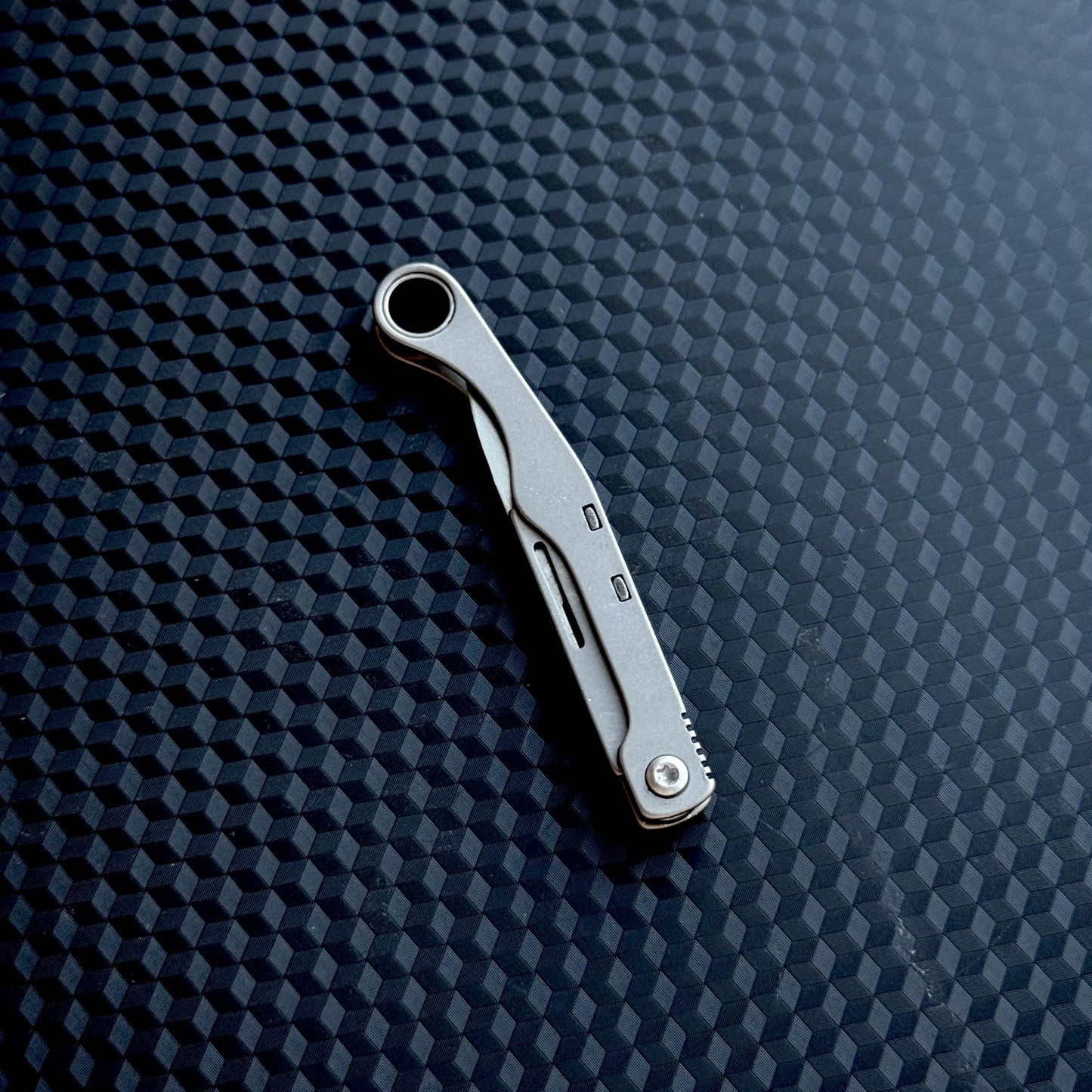 Keychain Titanium Folding Knife Scalpel Tool Pocket EDC Pocket Gear Kutting Device