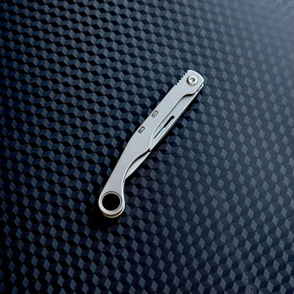 Keychain Titanium Folding Knife Scalpel Tool Pocket EDC Pocket Gear Kutting Device