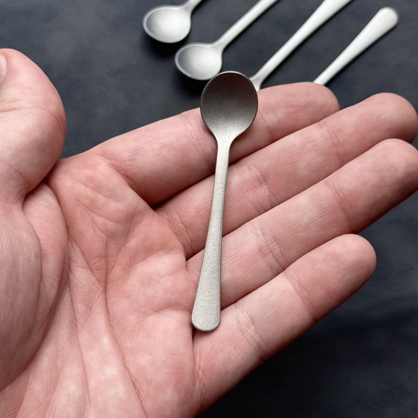 Titanium Mini Spoon Set: Compact Camping & Dessert Cutlery