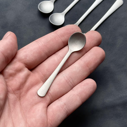 Titanium Mini Spoon Set: Compact Camping & Dessert Cutlery