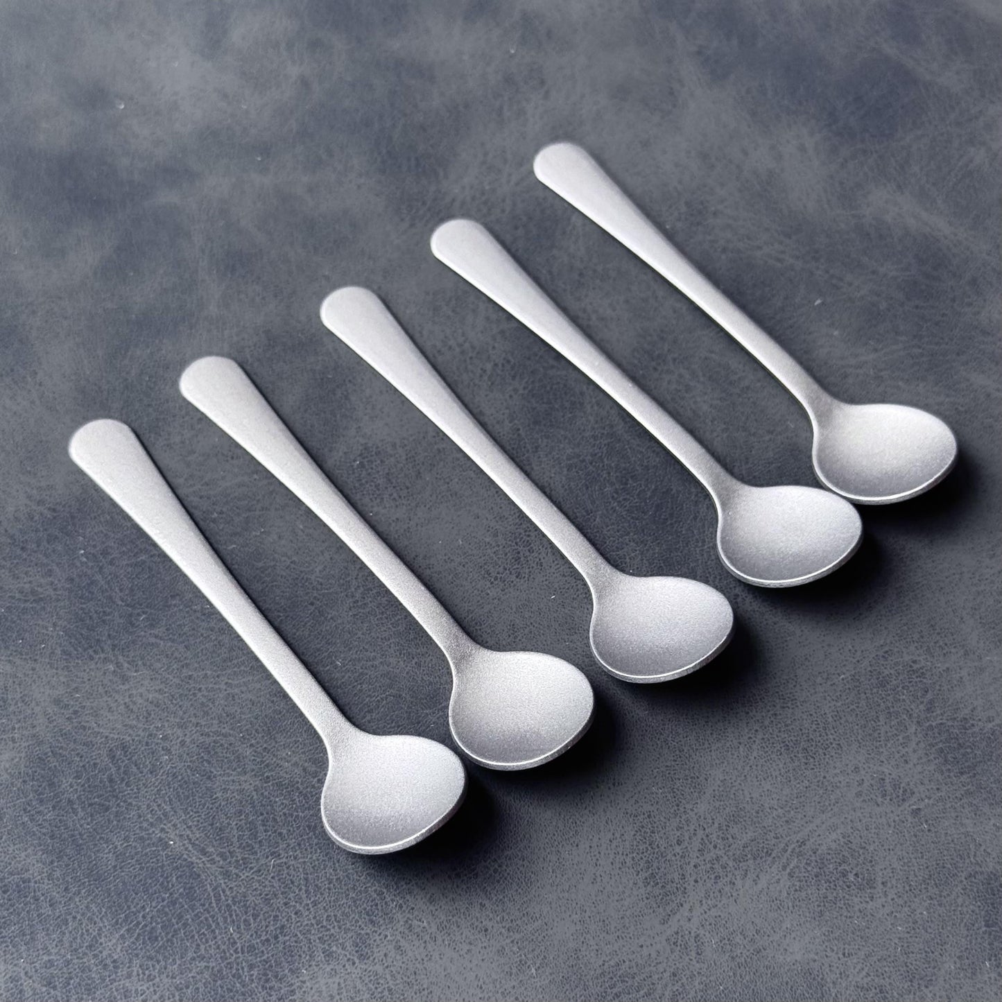 Titanium Mini Spoon Set: Compact Camping & Dessert Cutlery