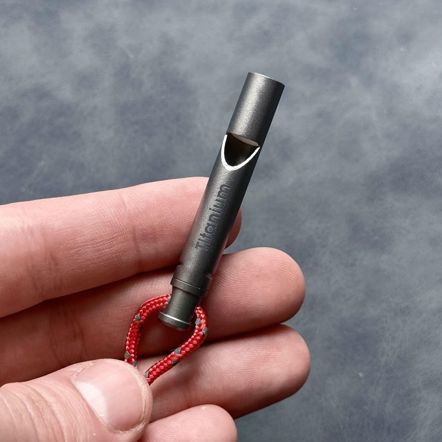 Whistle Titanium Necklace,Pocket Tool,EDC Titanium,Coach Pocket Gear,Portable,Ultra-Light Whistle for Outdoor, Hiking, Camping,EDC Gift