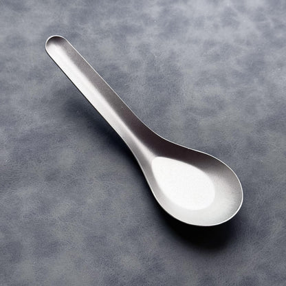 Spoon Titanium EDC Lightweight Grey Camping Spoon for Hiking Travel | Minimalist Outdoor Gear | Gift for Men & Travelers