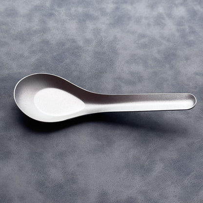 Spoon Titanium EDC Lightweight Grey Camping Spoon for Hiking Travel | Minimalist Outdoor Gear | Gift for Men & Travelers