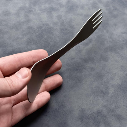 Titanium Spork: Ultralight 2-in-1 Camping Utensil