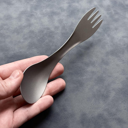 Titanium Spork: Ultralight 2-in-1 Camping Utensil