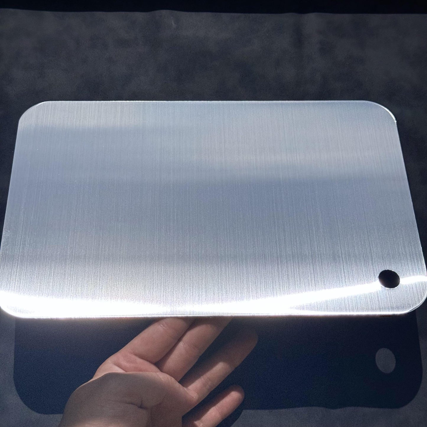 Titanium Coated Stainless Steel Cutting Board: Double-Sided Kitchen Prep